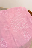 Arsh HandCrafted Mul Chanderi Unstitched Chikankari Kurti and Dupatta set