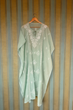 Arsh Handcrafted Pure Mul Chanderi Kaftaan Dress - arshchikan