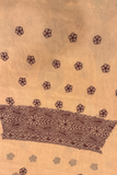 Arsh Handcrafted Almond Fawn Georgette Unstitched Chikankari 3pc Suit