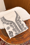 Arsh Handcrafted White Cotton Unstitched Chikankari 3pc Suit Set