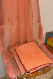 Arsh Handcrafted Tissue Chanderi Kurti and Dupatta Set