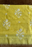 Arsh Handcrafted Mul Chanderi Unstitched Chikankari Kurta and Dupatta set