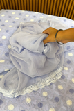 Arsh Handcrafted Lilac All Over Daraj Kangan Keel Cotton Unstitched Chikan 3pc Suit