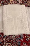 Arsh Handcrafted Grey Cotton Unstitched Daraj Chikankari 3pc Suit Set