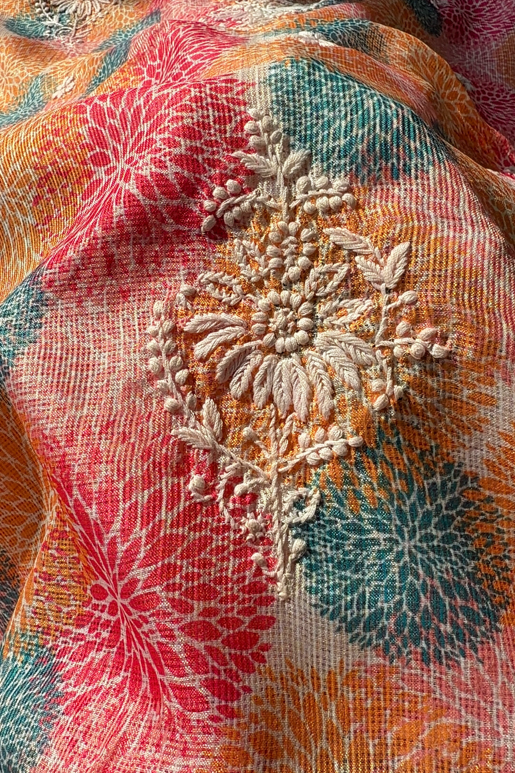 Arsh Handmade Printed Kota Kurti and Dupatta Set - arshchikan