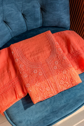 Arsh Handmade Pure Kota Kurti and Dupatta Set