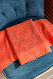 Arsh Handmade Pure Kota Kurti and Dupatta Set