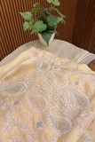 Arsh Handcrafted Modal Satin Unstitched Chikankari Suit Set - arshchikan