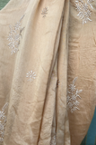 Arsh Hand Embroidered Chanderi Silk Chikan Saree