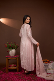Arsh Handcrafted Mul Chanderi Kurti and Dupatta Semi Stitched Nayra Design Set