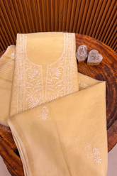 Arsh Handmade Pure Mul Chanderi Kurta and Dupatta set