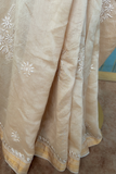 Arsh Hand Embroidered Chanderi Silk Chikan Saree