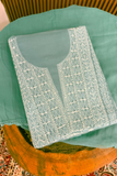 Arsh Handcrafted Cotton Unstitched Chikankari 3pc Suit