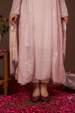 Arsh Handcrafted Mul Chanderi Kurti and Dupatta Semi Stitched Nayra Design Set