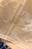 Arsh Handcrafted Pure Tissue Kurti and Dupatta Chikankari Set
