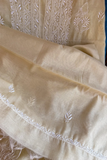 Arsh Handcrafted Pure Tissue Kurti and Dupatta Chikankari Set