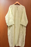 Arsh Handcrafted Pure Chanderi Silk Semi Stiched Kurti Pc