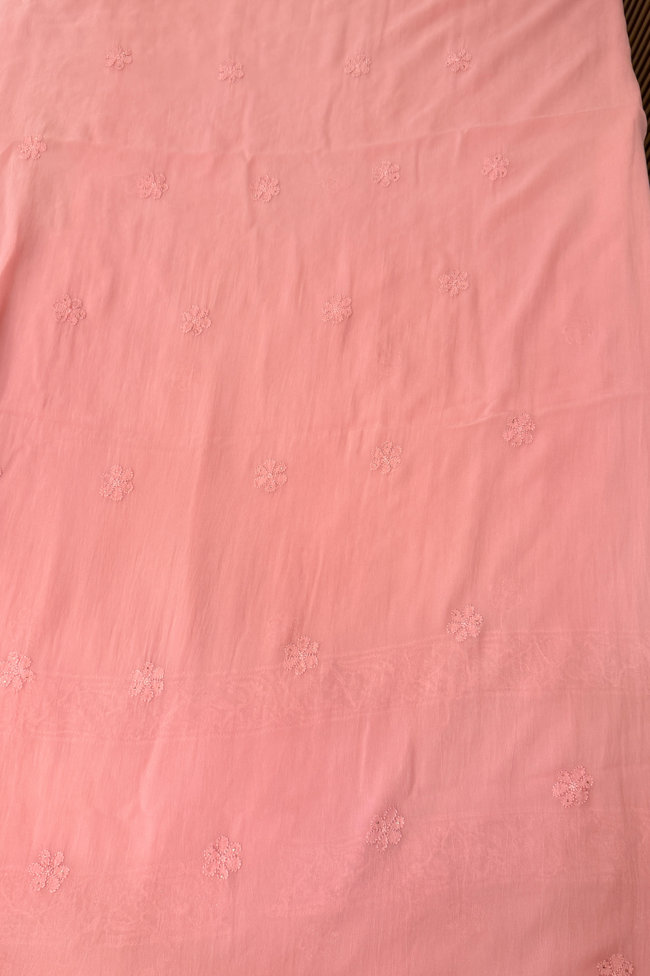 Arsh Handcrafted Pure Viscose Georgette Unstitched Chikankari 2pc Set - arshchikan