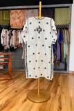 Arsh Handcrafted Mul Cotton White Cotton Kurti
