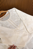 Arsh Handcrafted Pure Mul Chanderi Semi Stitched Kurti Pc