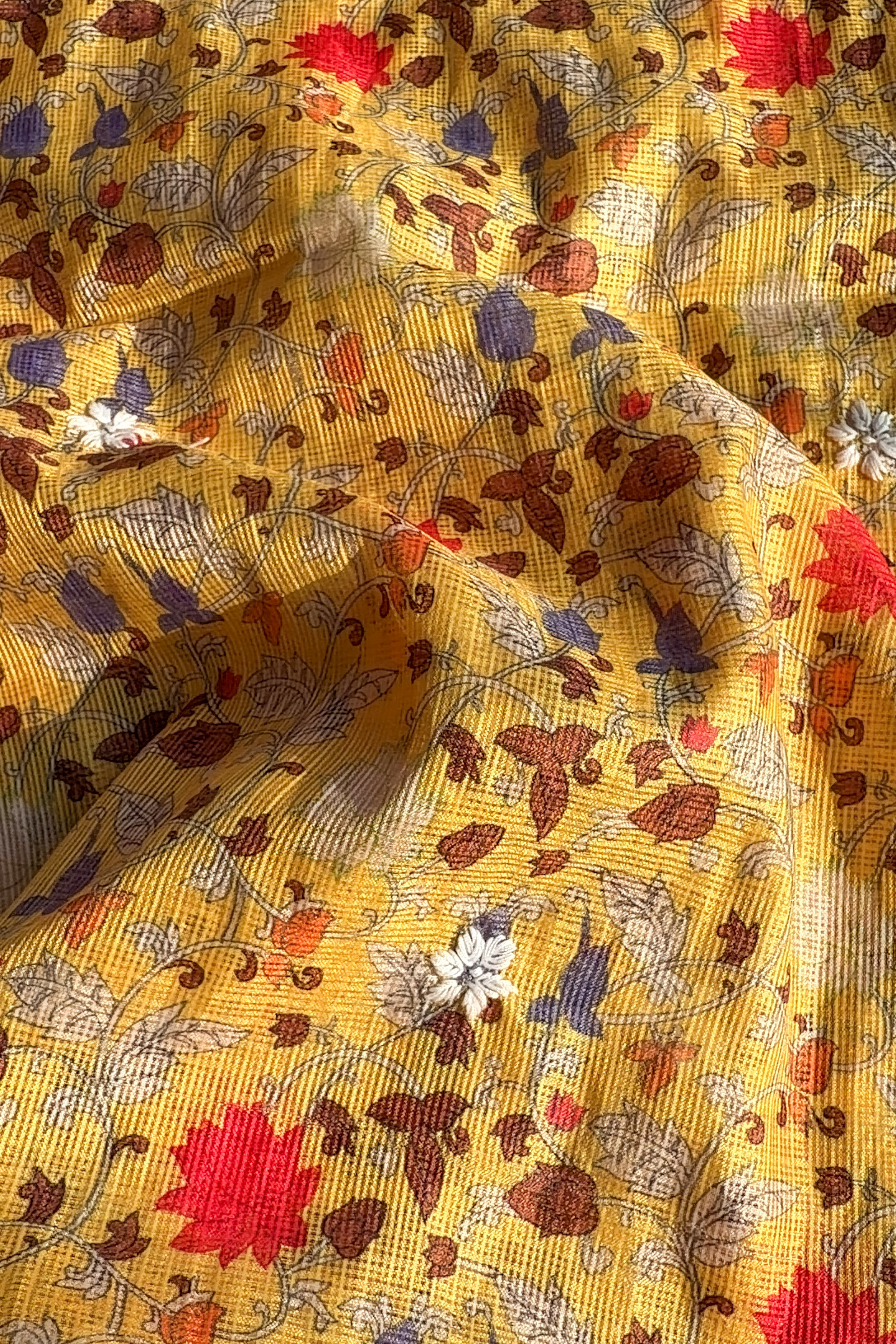 Arsh Handmade Printed Kota Kurti and Dupatta Set - arshchikan