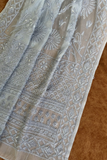 Arsh Handcrafted Organza Chikankari Fancy Saree - arshchikan