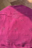 Arsh Handcrafted Pure Viscose Georgette Unstitched Chikankari Kurti Piece