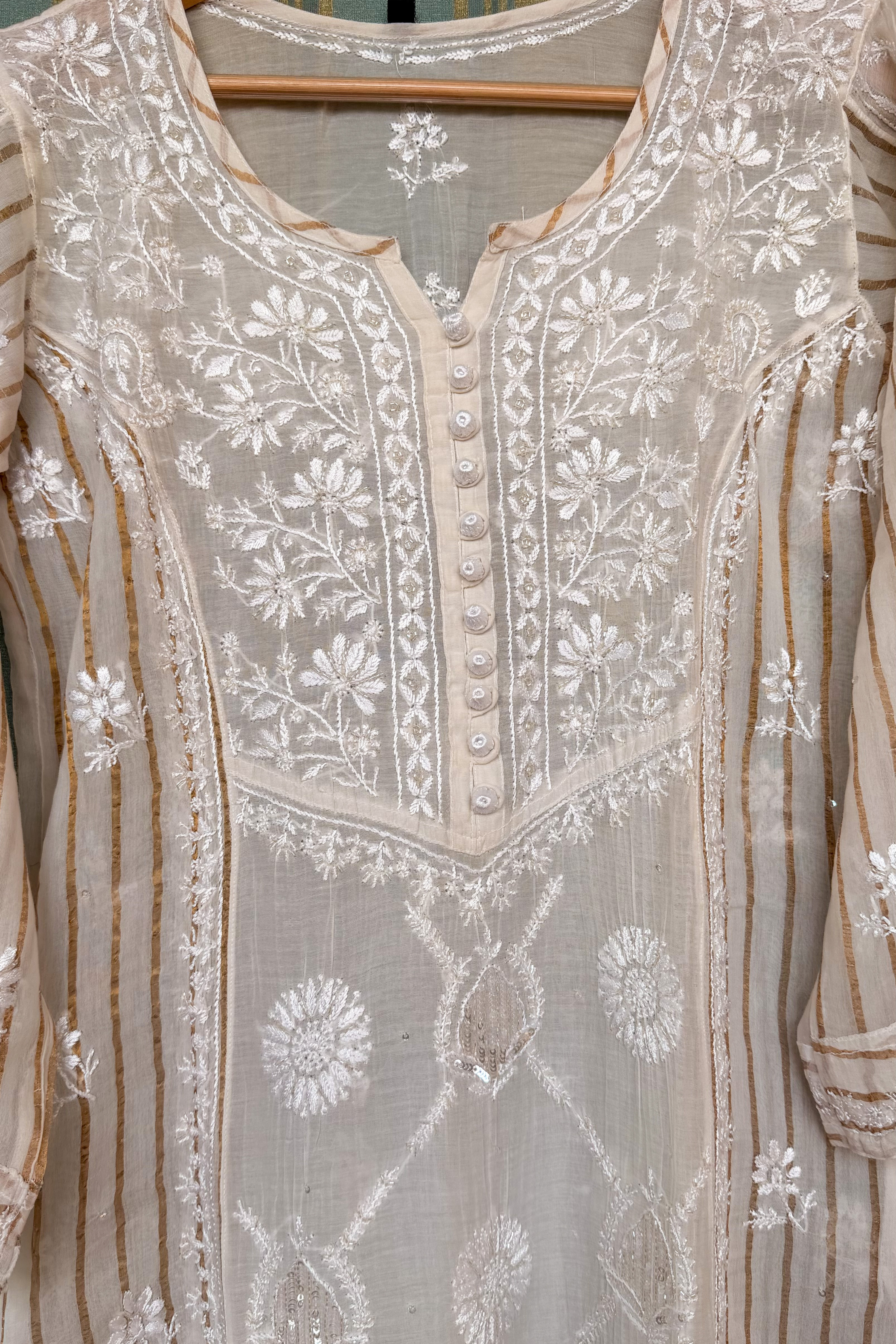 Arsh Crafted Mul Chanderi Kurti - arshchikan