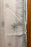 Arsh Handcrafted Chikankari Kota Doria Dupatta - arshchikan