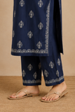 Arsh Hand Embroidered Chikan Muslin Chanderi Kurta and Pant Set
