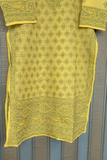 Arsh Handcrafted Front Booti Jaal Pure Cotton Kurti