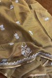 Arsh Handcrafted Tissue Chanderi Kurti and Dupatta Set - arshchikan