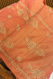 Arsh Hand embroidered Chikan Pure Tissue Kurti and Dupatta Set