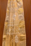 Arsh Hand Embroidered Pure Tissue Chanderi Chikankari Saree