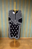 Arsh Handcrafted Black Modal Chikan Kurti