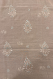 Arsh Handmade Mul Chanderi Unstitched Chikankari Kurti and Dupatta set