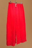 Arsh Handcrafted Kurta, Dupatta and Plazzo Set dyed in Red Colour