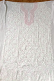 Arsh Handcrafted Pure Viscose Georgette Unstitched Chikankari 3pc Suit Set - arshchikan