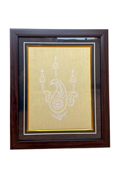 Arsh Handcrafted Chikankari Wall Frame Set (2 Pieces) - arshchikan