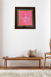 Arsh Handcrafted Chikankari Wall Frame Set (2 Pieces) - arshchikan