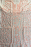 Arsh Handcrafted Mul Chanderi Unstitched Chikankari Kurti and Dupatta set - arshchikan