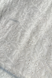 Arsh Handcrafted Parsi Neck Front Jaal Viscose Unstitched Chikankari 3pc Suit - arshchikan