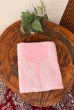 Arsh Handcrafted Pure Georgette Unstitched Chikankari Suit