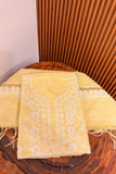 Arsh Handcrafted Tissue Chanderi Kurti and Dupatta Set