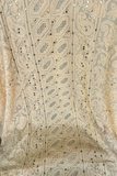 Arsh Handcrafted Pure Viscose Georgette Fawn Unstitched Chikankari Kurti Piece.