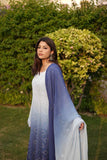 Arsh Handcrafted Pure Viscose Georgette Semi Stitched Anarkali Dupatta Set - arshchikan