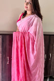 Arsh Handcrafted Viscose Georgette Ombre Dyed Saree