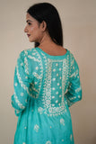 Arsh Handcrafted Pure Tusser Silk Short Top