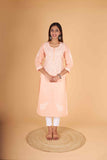 Arsh Handcrafted Pure Cotton Kashmiri Gala Kurti - arshchikan