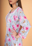 Arsh Handcrafted MulMul Cotton Printed Chikankari Kurti - arshchikan
